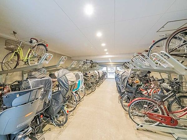 駐輪場使用料：月額300～500円/台