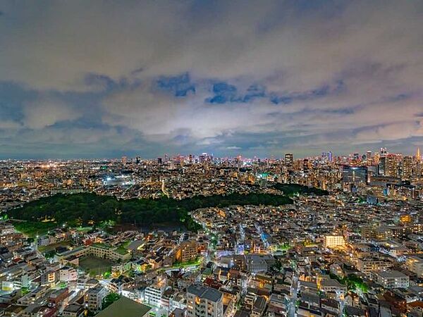 夜景　ズームなし・新宿方面