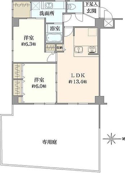 間取りを拡大表示