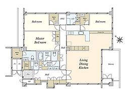 間取図画像 3LDK