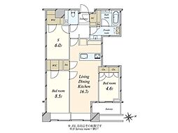 間取図画像 2SLDK