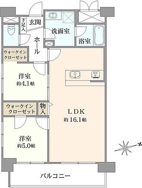間取りを拡大表示