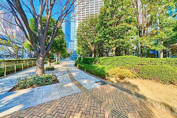 マンション前緑道 1m