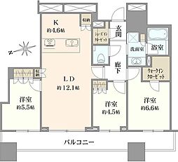 間取図画像 3LDK