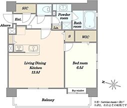 間取図画像 1LDK