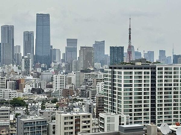 北西側バルコニーからズームあり