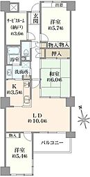 間取図画像 3SLDK