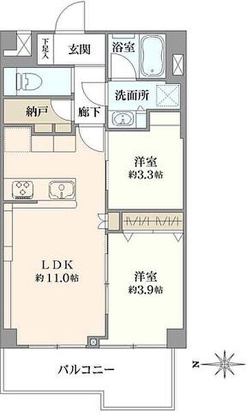 間取りを拡大表示