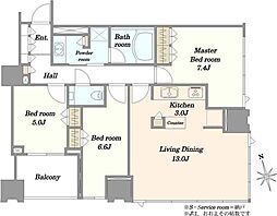 間取図画像 3LDK