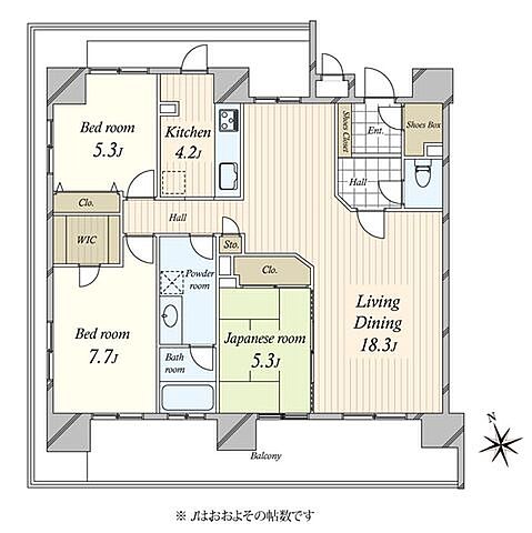 間取り グレイスコート浅草 1階/-