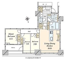 間取図画像 3LDK