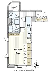 間取図画像 1K