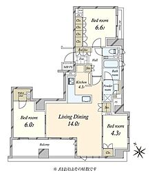 間取図画像 3LDK