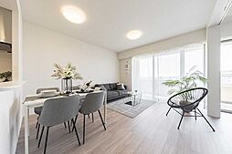 桜上水ガーデンズD棟 3LDKのリビング/ダイニング