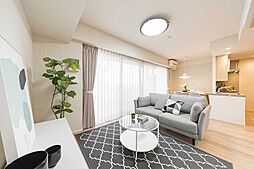 桜上水ガーデンズ　E棟 3LDKのリビング/ダイニング