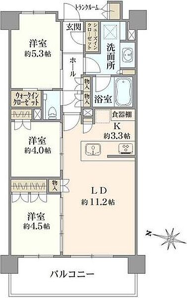 間取りを拡大表示