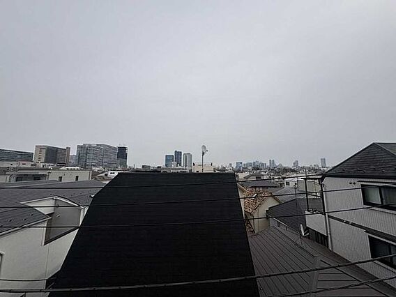 バルコニーから