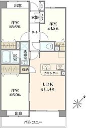 間取図画像 3LDK