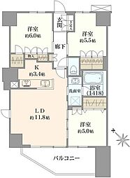 間取図画像 3LDK