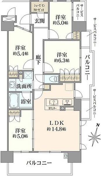 間取り：313004854842