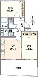 間取図画像 2DK