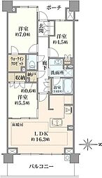 間取図画像 3LDK