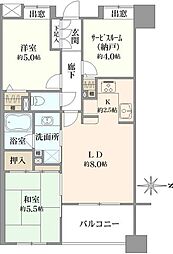 間取図画像 2SLDK