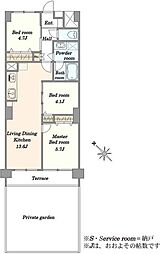 間取図画像 3LDK