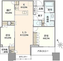 間取図画像 2SLDK