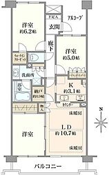 間取図画像 3LDK