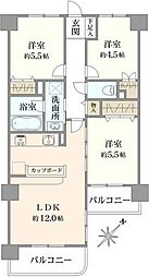 間取図画像 3LDK