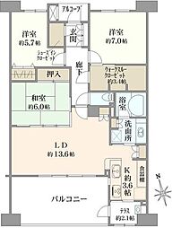 間取図画像 3LDK