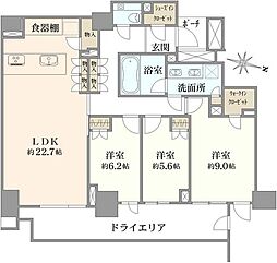 間取図画像 3SLDK