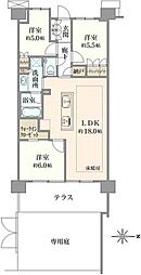 プラウドシティ吉祥寺 3LDKの間取図画像