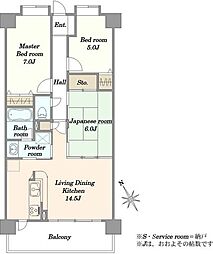 間取図画像 3LDK