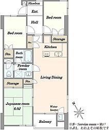 間取図画像 3LDK