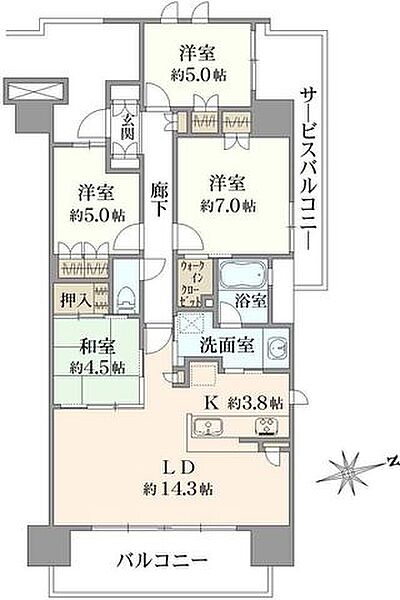 間取り：312001300325