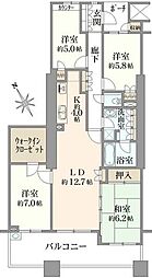 パークシティ市川C棟 4LDKの間取図画像