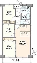 ルネ西船橋1号棟 3LDKの間取図画像