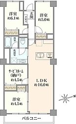 間取図画像 3SLDK