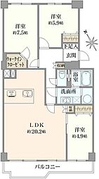 間取図画像 3LDK