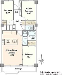 間取図画像 3LDK