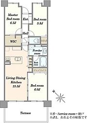 間取図画像 3LDK