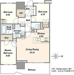 間取図画像 3LDK