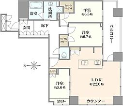 間取図画像 3LDK