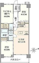 間取図画像 2SLDK