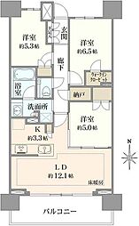 間取図画像 3LDK