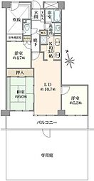 間取図画像 2SLDK