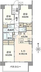 間取図画像 3LDK