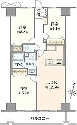 間取図画像 3LDK